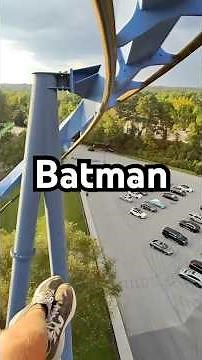 Let’s ride Batman at six flags over Georgia! #batman #sixflags #rollercoaster #youtubeshorts #shorts