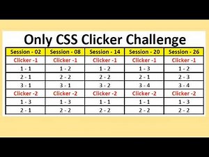BS CSS ALL SESSION Clicker challenge