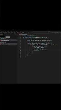 Bubble Sort in Java #coding #javaprogramming