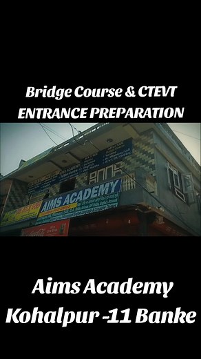 🚀 ADMISSION OPEN! | Bridge Course 2082 | AIMS Academy 🎓 Ready to rise above the rest? AIMS Academy is now enrolling students for the most focused and result-driven bridge course in town! ✨ Courses We Offer: 🔬 Advance Science | 💼 Management | ⚙️ CTEVT (Skill-Based Programs) Why AIMS? 👨‍🏫 Expert Faculty 📝 Weekly Tests & Academic Support 🎯 Entrance-Focused Learning 📚 Disciplined & Motivational Environment ⚠️ LIMITED SEATS ONLY! 📍 Location: Kohalpur-11,Pipalchautara 📞 Contact:984-3642263,