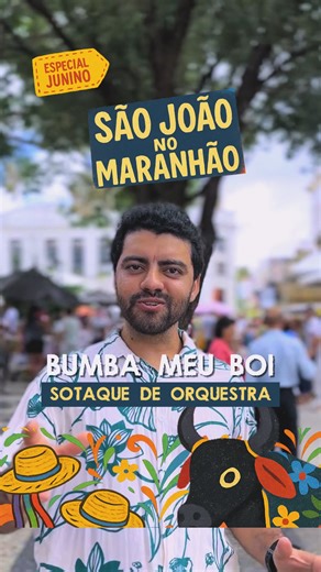 Toninho Maranhão on Instagram: "EP 8 - SÃO JOÃO NO MARANHÃO: BUMBA MEU BOI SOTAQUE ORQUESTRA (já conheciam?) ❤️🗯️↗️ São João: o maior do mundo é no Maranhão. 📍 Venha se apaixonar pela nossa cultura, sons e sabores. 😍 Aproveite os arraiais espalhados pela cidade: 📍 - Caminhos da Fé São Pedro: 28 e 29/06 - Caminhos da Fé São Marçal: 30 de junho - Arraial do Ipem: até 13/07 | publi #saojoaodomaranhao #saojoao #maranhao #nordeste"