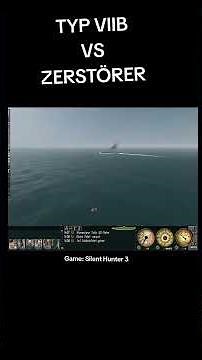 Submarine vs. Destroyer: A Nail-Biter in Silent Hunter 3! #werwolf383 #gaming #submarine