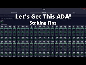 Cardano Staking Tips and Daedalus Wallet Delegation Center Overview