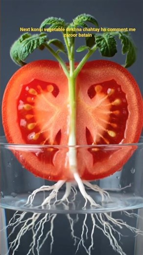 From Tomato to Life: A Mesmerizing Root & Growth Timelapse in Water 🍅🌱