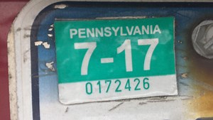 Pulled over out of state for expired PA sticker? Here's what you need to know.
