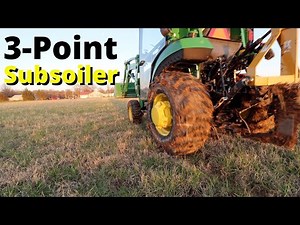 County Line Subsoiler First Use - Will the 2038R Pull It?