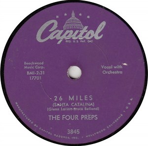 The Four Preps - 26 Miles (Santa Catalina) / It's You