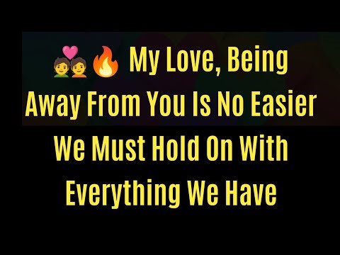 "DM to DF 💑🔥 My Love, Being Away From You Is No Easier We Must Hold On With Everything We Have