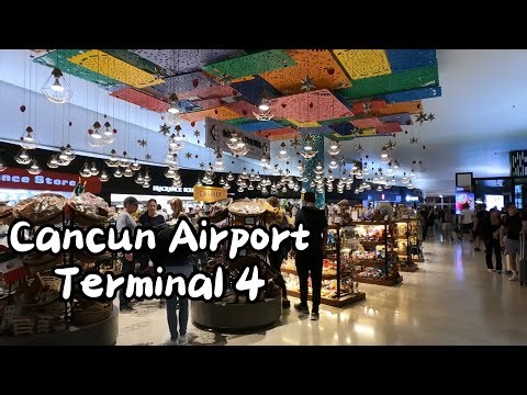 🇲🇽 [4K] Cancun Airport Terminal 4 Departure Walkthrough #cancun #mexico #airport