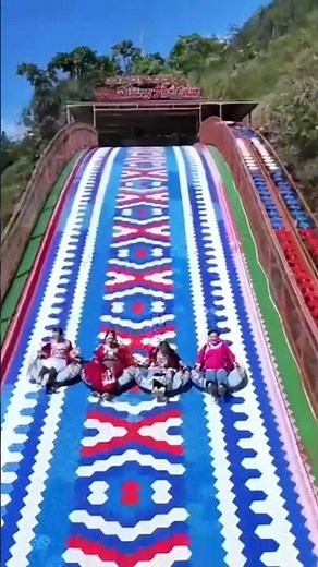 Rainbow Slide at Cat Cat Village in Sapa.Ticket person: 40,000VND|Drone Video: 100,000VND