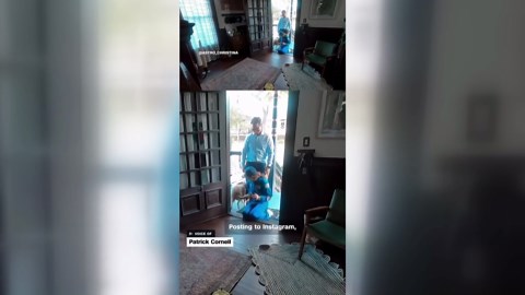 Astronaut reunites with dog after space mission