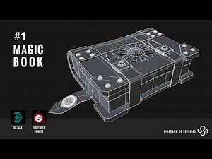 3dsMax | Modeling and Texturing a Magic Book - Part 1 [Modeling]