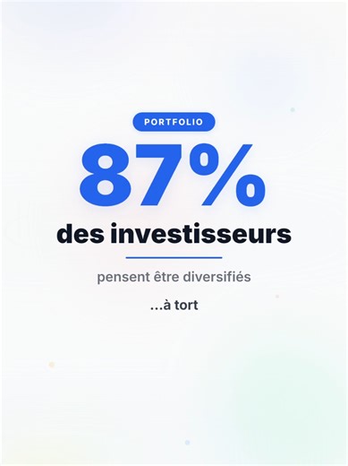 5 actions tech, c'est PAS de la diversification. 🚨 Tu as Apple, Microsoft, Google, Amazon et Meta en portefeuille ? Tu penses etre diversifie parce que tu as 5 lignes ? Mauvaise nouvelle : leur correlation moyenne est de 0.89. Quand une chute, elles chutent toutes. C'est un seul et même risque. La vraie diversification repose sur 4 axes : 📊 Secteurs : Tech, Sante, Energie, Finance, Industrie... 🌍 Geographies : US, Europe, Emergents, Asie 🏦 Classes d'actifs : Actions, Obligations, Immobilier 