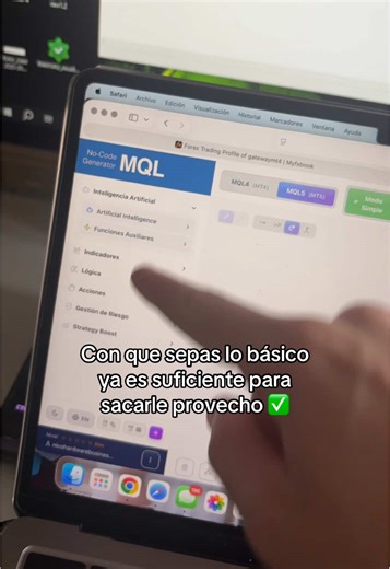 Ya no tienes que calentarte la cabeza programando robots 👍 #algotrading #metatrader #fondeo #nico66fx