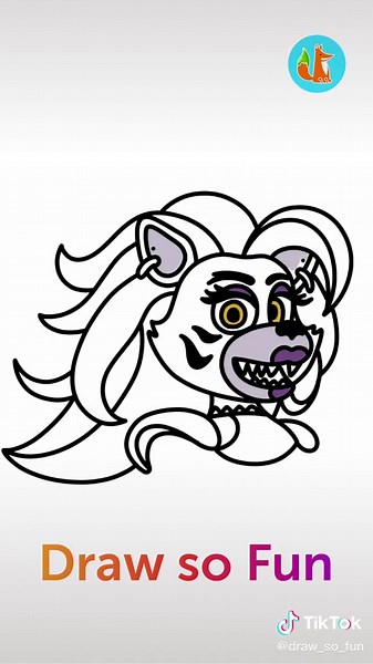 Step-by-Step Guide: Drawing Roxanne Wolf from FNAF