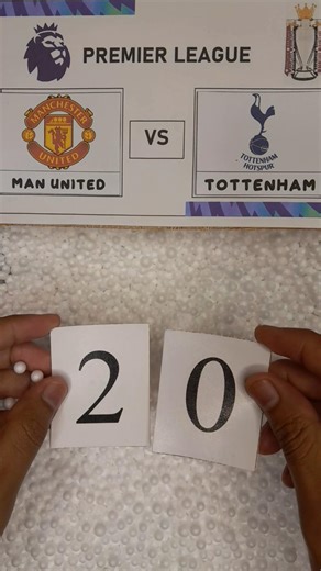 EPL: Man United vs Tottenham score result 2-0 #manunited #tottenham #premierleague