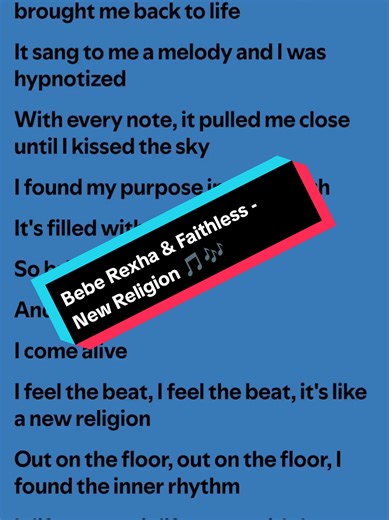 Bebe Rexha & Faithless - New Religion 🎵🎶 #Music #Lyrics #Spotify #BebeRexha #Faithless