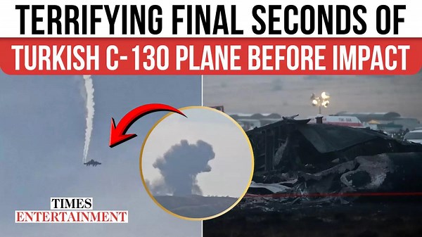 Turkish C-130 Crashes Crashes in Georgia: 20 Dead, Inspections Ongoing | Caught On Camera