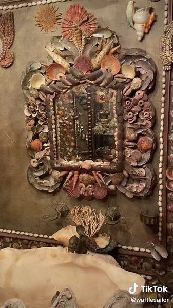 Handmade Shell Grotto Bathroom by My Friend's Mom