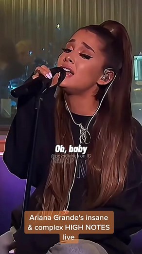 Ariana Grande's insane & complex HIGH NOTES live #arianagrande #singing #highnotes #amazing