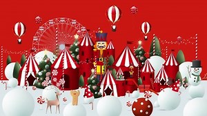 Christmas Snowball Winter Wonderland Animation Stock Footage Video (100% Royalty-free) 1078980797 | Shutterstock