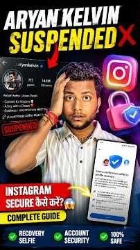 Aryan Kelvin’s account suspended: How to recover your Instagram account #instagram #shorts