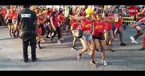 First Jouvert band to cross the stage in Chaguanas. Video by Shastri Boodan | CNC3 Television, Trinidad and Tobago