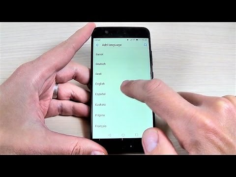 Huawei P10 - How to Change Language Settings