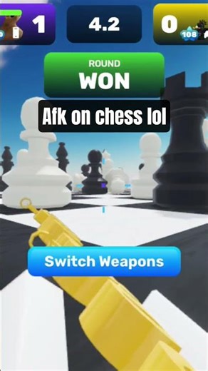 Bro was afk on chess #hunterspenguinbricks #roblox #rivals