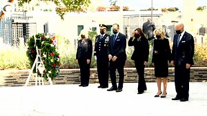 5K views · 58 reactions | President Biden, Vice President Harris, the first lady, and the second gentleman visited the September 11th memorial at the Pentagon on Saturday to mark 20 years since the terrorist attacks. https://bit.ly/39ePb7v | CBS 12 News | Facebook