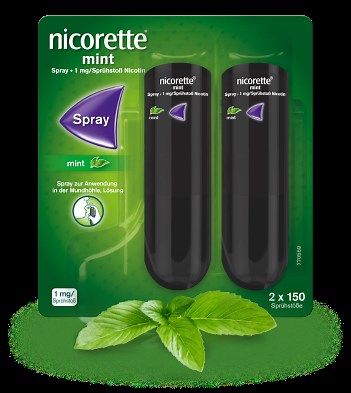 nicorette® mint Spray – frischer Minzgeschmack | nicorette®