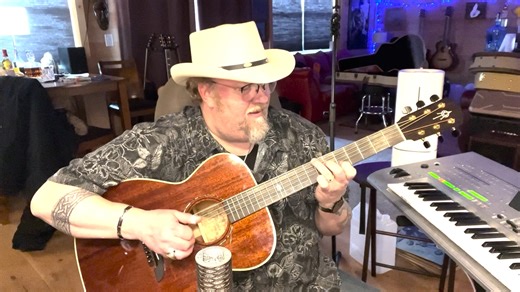 Alvarez All Star Sessions with J.P. Cormier: JP is back for another with his FYM60HD, all-solid Honduran Mahogany OM "Monsterpiece," playing a little Jerry Reed for us. | Alvarez Guitars
