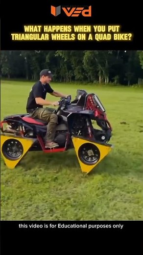 Triangular Wheels on a Bike?! The Physics Will Shock You! 🤯