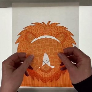 Lucien Lion - applique pattern