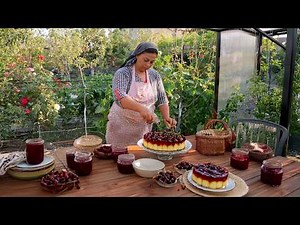 Unusual Village Recipe: White Cherry Jam & Cake Made from Jam Juice!