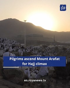 68 reactions | Hundreds of thousands of Muslim pilgrims flock to Saudi Arabia's Mount Arafat, the climax of a hajj pilgrimage held in the fierce summer heat. https://en.royanews.tv/ Source: AFP | Roya News English | Facebook