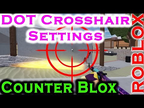 My DOT Crosshair Settings Counter Blox Remastered #Roblox #counterblox #crosshairs
