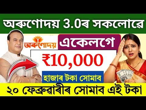 Orunodoi 3.0 Update: ₹10,000 Payment on February 20? Check Full Details!‪@DigitalAssam2.0‬ ‪@ANSupport‬