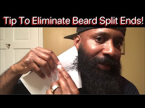 SOLVE YOUR BEARD SPLIT END PROBLEMS WITH THIS STEP