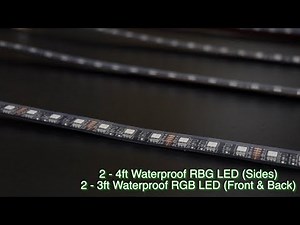 How to Install Underground Lighting Multi color RGB Underglow