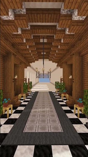 Minecraft Hallway Design.