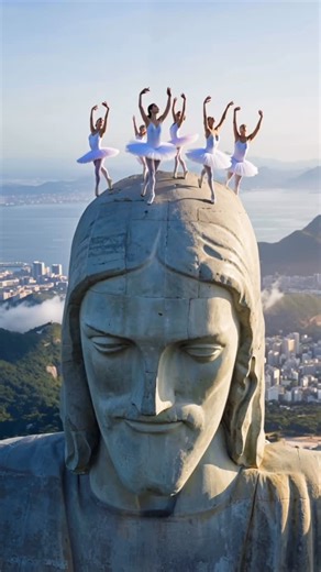 Jyo John Mulloor on Instagram: "Upon the shoulders of stone, they dance like whispers of the night, skirts shimmering as if woven from stars, their steps echoing the song of the Queen. Above Rio’s breath, the sky bends to watch, and even the moon pauses — to crown them with light. Music courtesy : @jakes_bejoy (Lokah -2025)"