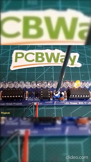 LED Chaser with 17 LEDs