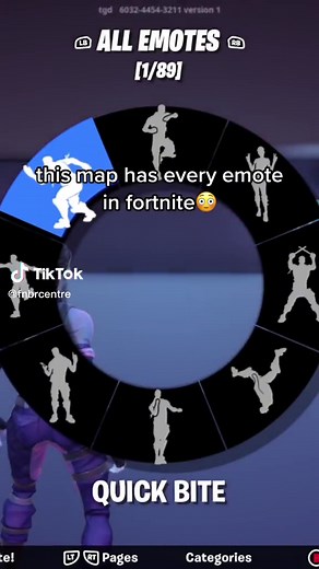 this map actually works🤩 #fortnite #fyp #viral | this map gives u every emote