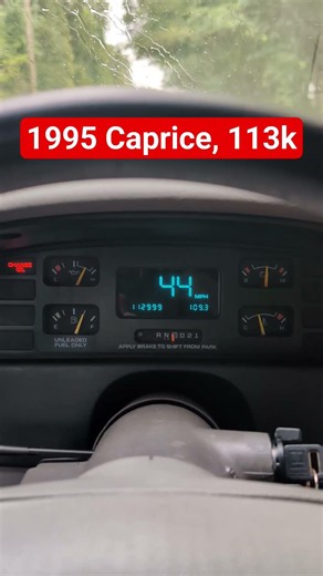My 1995 Caprice Finally Hit 113K miles, 31 year old car!#caprice #chevy #chevrolet #impala #impalass