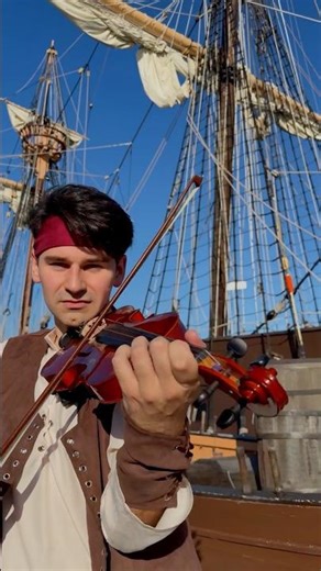 Pirates of the Caribbean Theme on Violin ⚓️ (Live by a Real Pirate Ship)