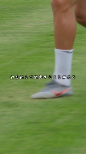 スポーツゾーンに入る選手の舌を出すゾーン覚醒
