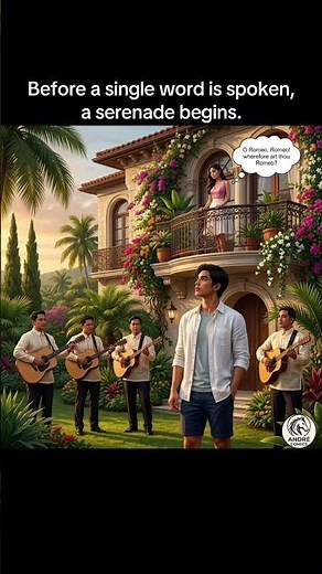 The Ultimate Tropical Balcony Scene 🌹✨ | Romeo and Juliet