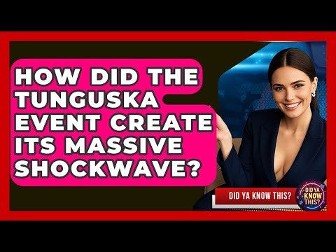How Did The Tunguska Event Create Its Massive Shockwave? - Did Ya Know This