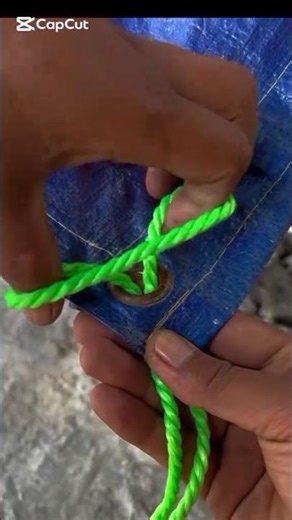 Amazing Tarp Rope Knot Trick for Strong & Secure Tie Down | Easy Camping Knot Tutorial